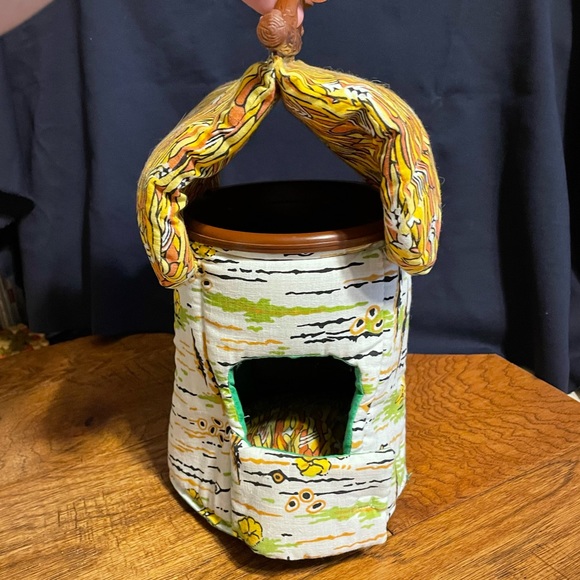 VTG 1980 Fisher-Price ‘Woodsey’ plush tree trunk house/carrying case toy - Picture 6 of 13